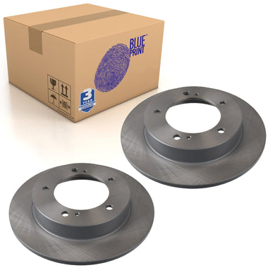 Pair of Front Brake Disc Fits Suzuki SJ Samurai Blue Print ADK84301