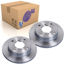Load image into Gallery viewer, Pair of Front Brake Disc Fits Suzuki Alto Cappuccino Swift Blue Print ADK84308