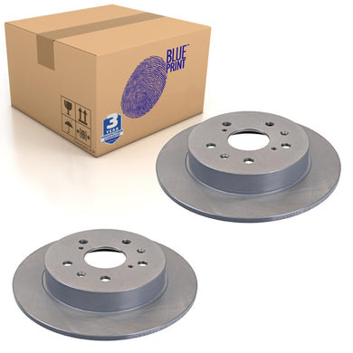 Pair of Rear Brake Disc Fits Suzuki SX4 Swift Blue Print ADK84331