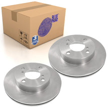 Load image into Gallery viewer, Pair of Front Brake Disc Fits Nissan Pixo OE 55311M68K10 Blue Print ADK84332