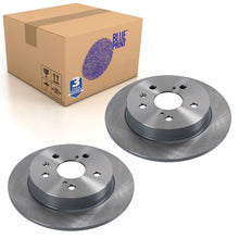 Load image into Gallery viewer, Pair of Rear Brake Disc Fits Suzuki SX4 OE 5561155L01 Blue Print ADK84335