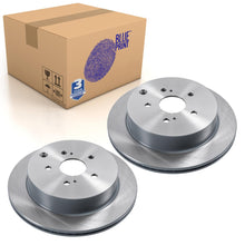 Load image into Gallery viewer, Pair of Rear Brake Disc Fits Suzuki Grand Vitara Blue Print ADK84336