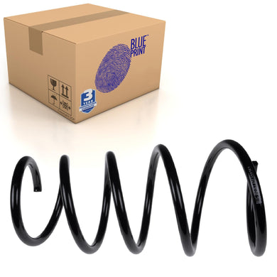Front Coil Spring Fits Vauxhall Agila Suzuki Splash B Blue Print ADK888357