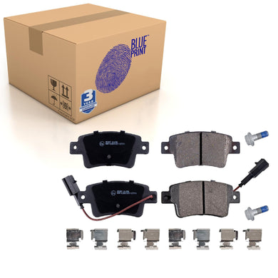 Rear Brake Pads Punto Set Kit Fits Fiat 77365886 Blue Print ADL144237