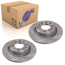 Load image into Gallery viewer, Pair of Rear Brake Disc Fits Alfa Romeo Giulietta Blue Print ADL144314