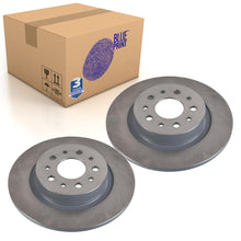 Load image into Gallery viewer, Pair of Rear Brake Disc Fits Fiat 500L OE 51914664 Blue Print ADL144348