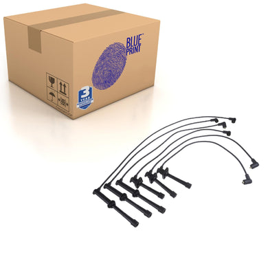 Ht Lead Kit Fits Mazda MX-3 EC OE K83418140B Blue Print ADM51633