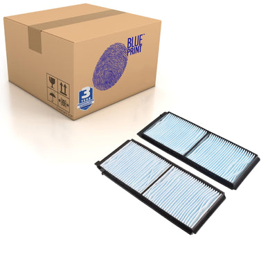 Cabin Pollen Filter X2 Fits Mazda Mazda2 OE D01G61J6X Blue Print ADM52517