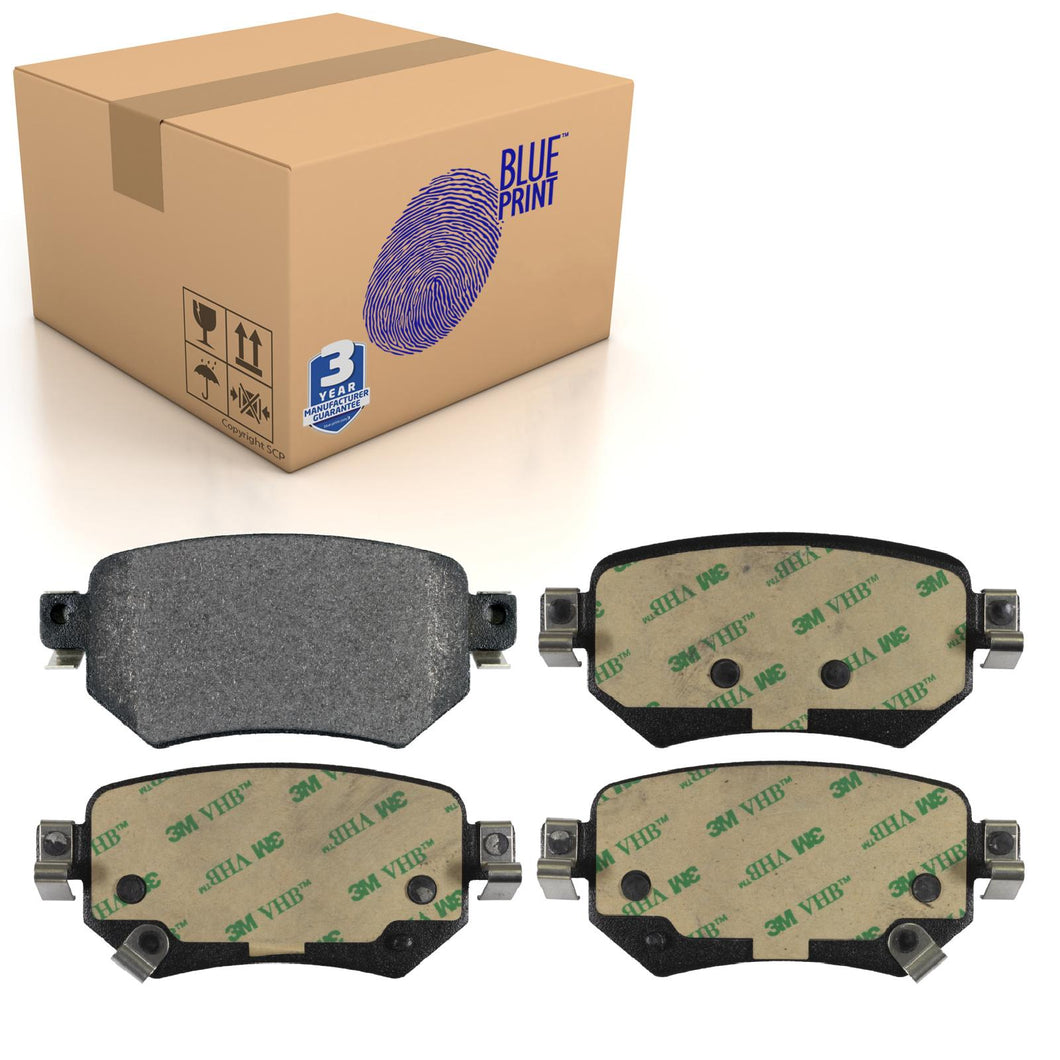 Rear Brake Pads Mazda6 Set Kit Fits Mazda GMY0-26-43ZA Blue Print ADM542112