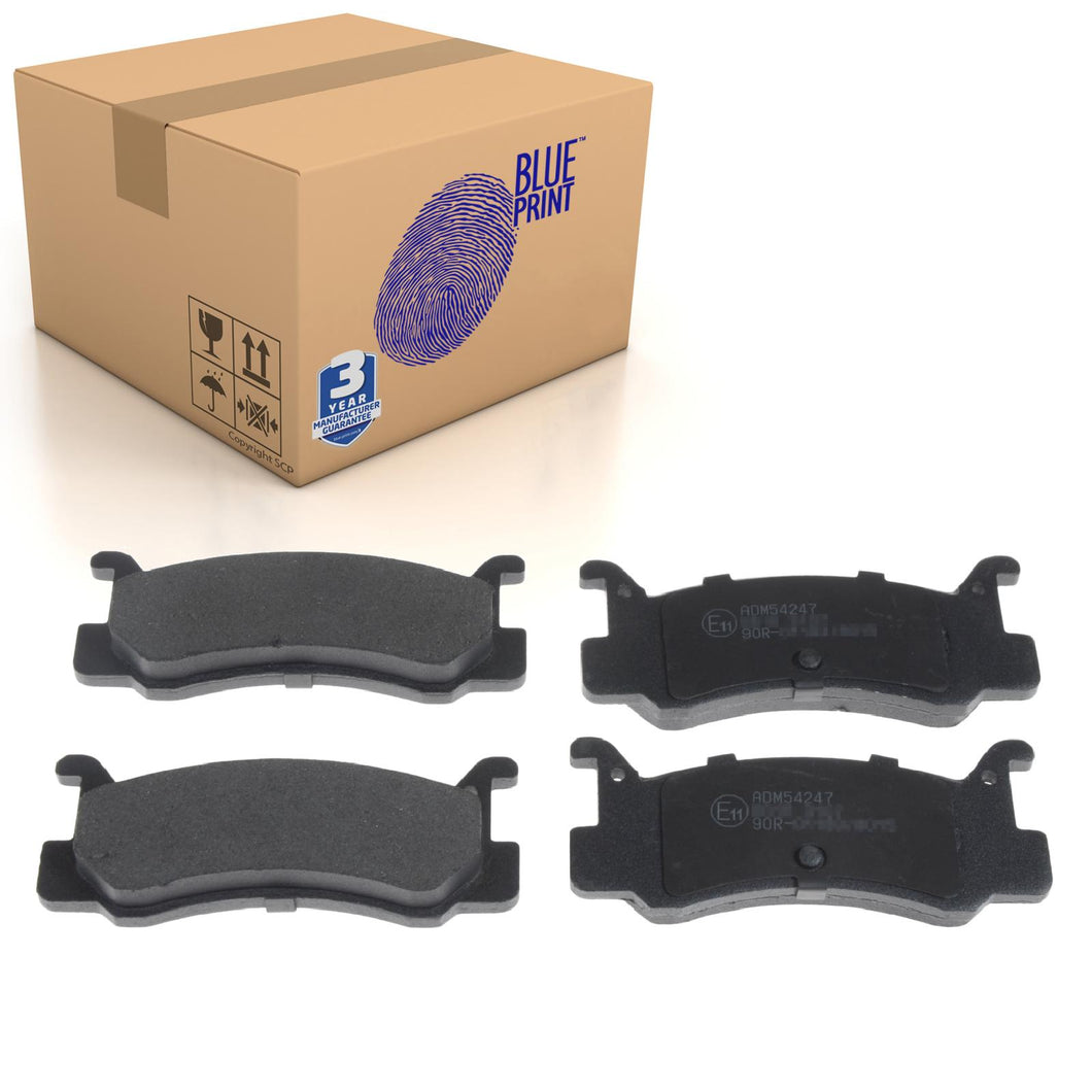 Rear Brake Pads Charade Set Kit Fits Daihatsu B107-49-280 Blue Print ADM54247
