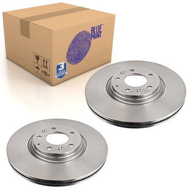 Pair of Front Brake Disc Fits Mazda Atenza GY Mazda6 GG Blue Print ADM543112