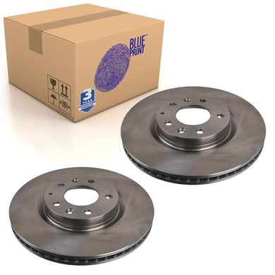 Pair of Front Brake Disc Fits Mazda RX-8 SE OE F15233251A Blue Print ADM543118