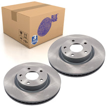Load image into Gallery viewer, Pair of Front Brake Disc Fits Mazda CX-3 AWD Mazda3 Blue Print ADM543130