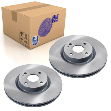 Pair of Front Brake Disc Fits Mazda MX-5 ND OE N25133251 Blue Print ADM543135
