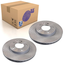 Load image into Gallery viewer, Pair of Front Brake Disc Fits Mazda 323 BA OE B01C3325XA Blue Print ADM54351