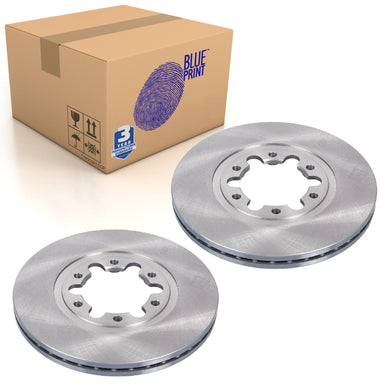 Pair of Front Brake Disc Fits Mazda B-Seriess UN Ford Ranger Blue Print ADM54366