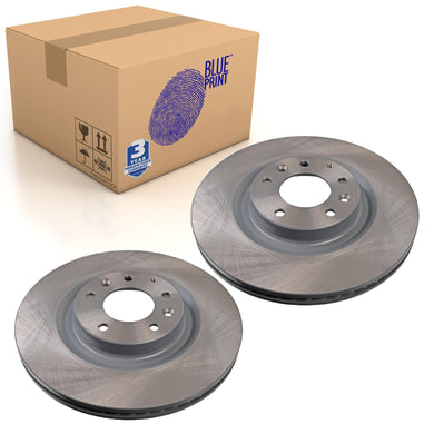 Pair of Front Brake Disc Fits Mazda RX-8 SE OE F16033251A Blue Print ADM54378