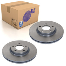 Load image into Gallery viewer, Pair of Front Brake Disc Fits Mazda Mazda3 Mazda5 CR CW Blue Print ADM54382