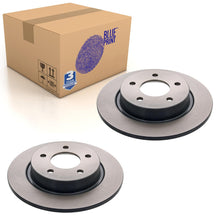 Load image into Gallery viewer, Pair of Rear Brake Disc Fits Mazda Mazda3 Mazda5 CR CW Prema Blue Print ADM54384
