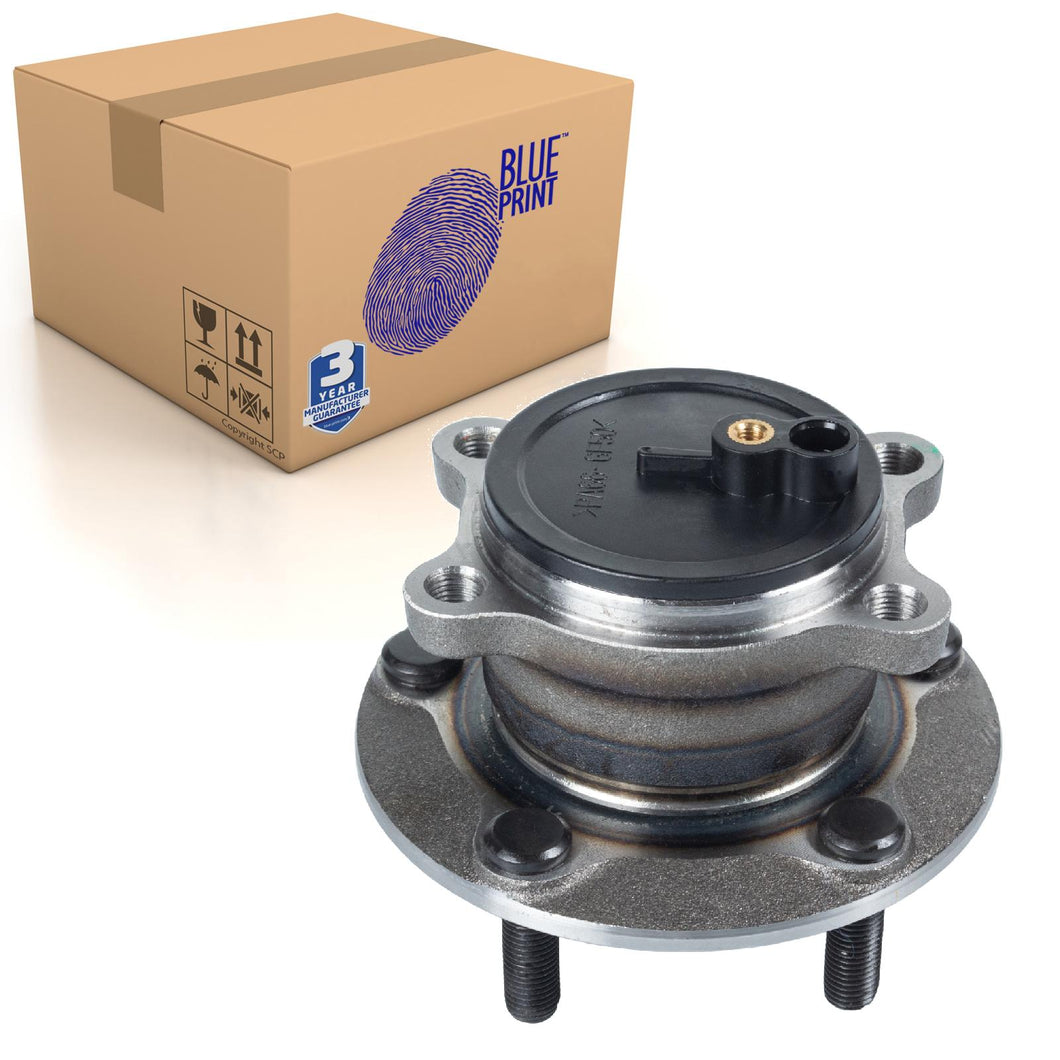 Mazda3 Rear Wheel Bearing Hub Kit Fits Mazda KD312615XB Blue Print ADM58349