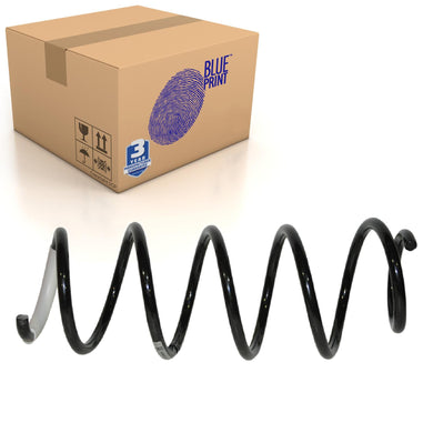 Front Coil Spring Fits Mazda Mazda2 DY OE DGY034A10 Blue Print ADM588369