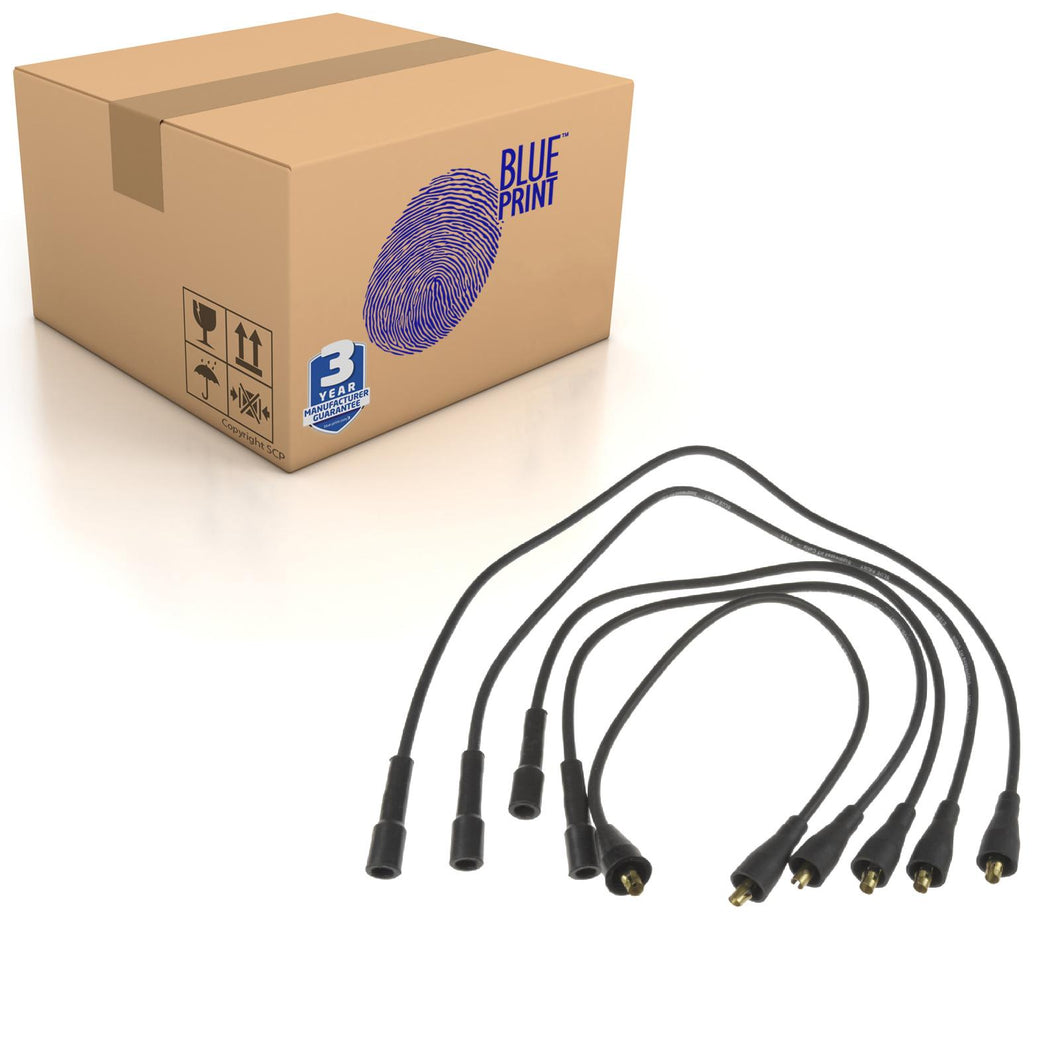 Ht Lead Kit Fits Nissan Sunny VI OE 2245036A25 Blue Print ADN11612