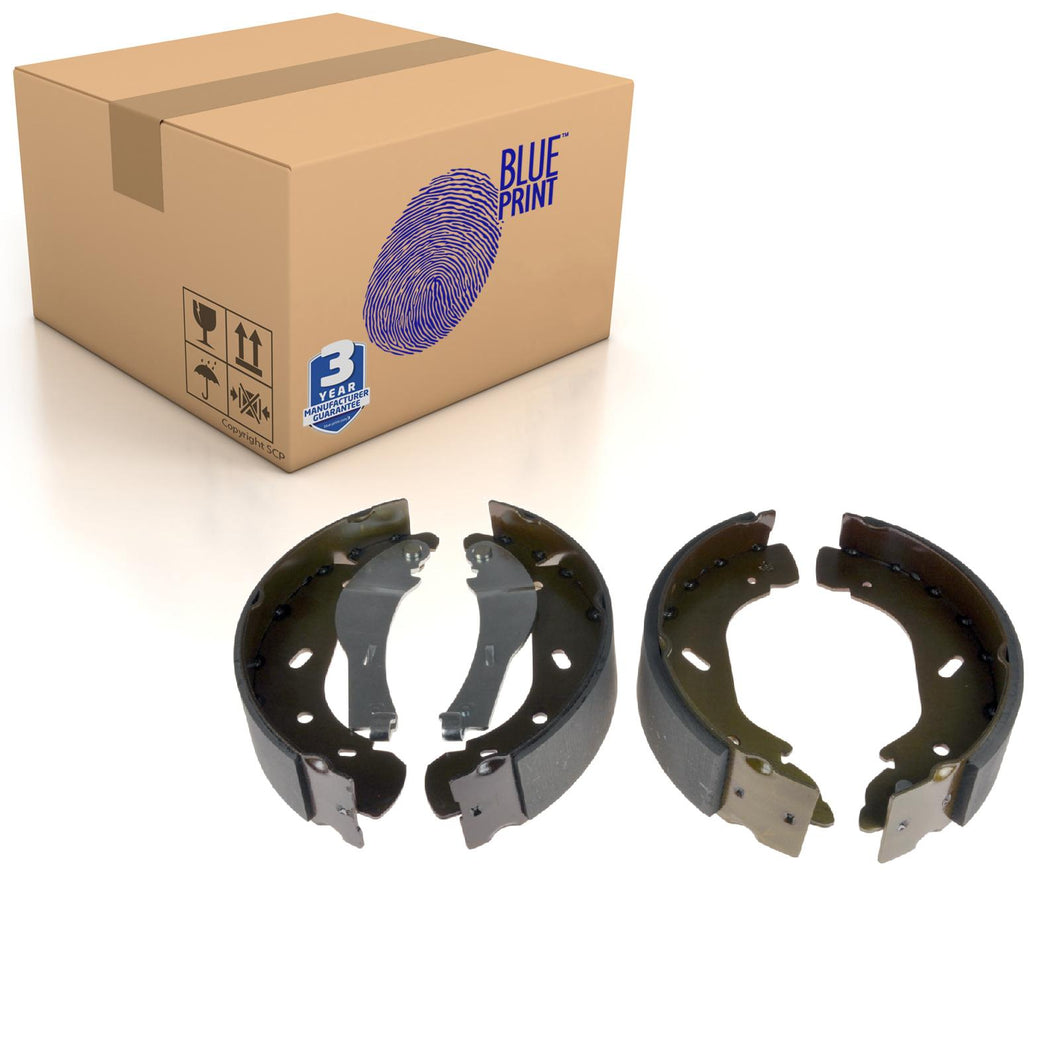 Rear Brake Shoe Set Fits Nissan Atleon Cabstar L35 Terrano Blue Print ADN14152