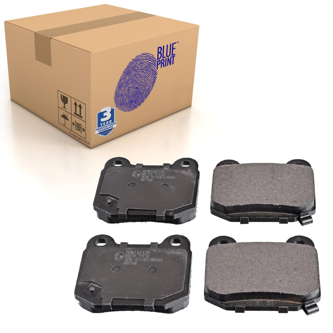 Rear Brake Pads 350Z Set Kit Fits Nissan D40F0-CD01B Blue Print ADN142120