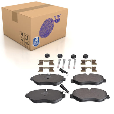Front Brake Pads Cabstar Set Kit Fits Nissan D1060MB600 Blue Print ADN142133