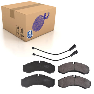 Rear Brake Pads Cabstar Set Kit Fits Nissan D4060-MB40A Blue Print ADN142141