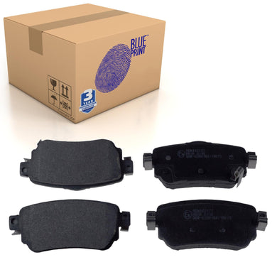 Rear Brake Pads Qashqai Set Kit Fits Nissan D4060-4EA0B Blue Print ADN142177