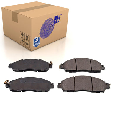 Front Brake Pads Navara Set Kit Fits Nissan D1060-4KJ1A Blue Print ADN142183