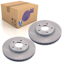 Load image into Gallery viewer, Pair of Front Brake Disc Fits Nissan Almera Tino Avenir 4WD Blue Print ADN143101