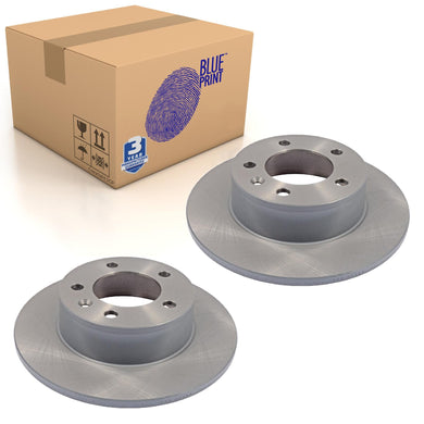 Pair of Rear Brake Disc Fits Nissan Interstar Renault Maste Blue Print ADN143106