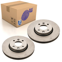 Load image into Gallery viewer, Pair of Front Brake Disc Fits Nissan Micra Note NP200 Blue Print ADN143112