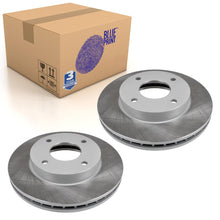 Load image into Gallery viewer, Pair of Front Brake Disc Fits Nissan Largo Prairie Serena V Blue Print ADN143120