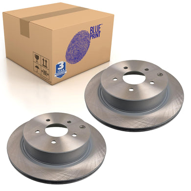 Pair of Rear Brake Disc Fits Nissan Elgrand 4WD Murano 4WD Blue Print ADN143122