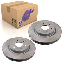 Load image into Gallery viewer, Pair of Front Brake Disc Fits Nissan Frontier 4WD Navara 4W Blue Print ADN143172