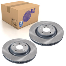 Load image into Gallery viewer, Pair of Front Brake Disc Fits Nissan Rogue 4WD X-Trail 4WD Blue Print ADN143179