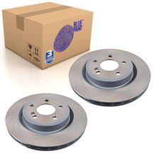 Load image into Gallery viewer, Pair of Rear Brake Disc Fits Nissan Infiniti Q30 QX30 Blue Print ADN143186