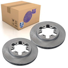 Load image into Gallery viewer, Pair of Front Brake Disc Fits Nissan Pick Up OE 4020601G03 Blue Print ADN14325