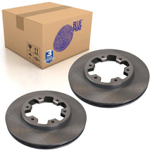 Load image into Gallery viewer, Pair of Front Brake Disc Fits Nissan Pick Up 720 Vanette Lar Blue Print ADN14326