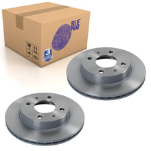 Load image into Gallery viewer, Pair of Front Brake Disc Fits Nissan Almera Presea Sentra Blue Print ADN14372