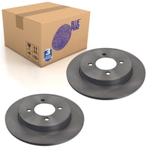 Load image into Gallery viewer, Pair of Rear Brake Disc Fits Nissan Sunny OE 4320654C03 Blue Print ADN14376