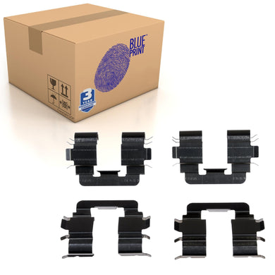 Front Brake Pad Set Fitting Kit Fits Nissan Micra II Blue Print ADN148600