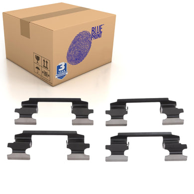Front Brake Pad Set Fitting Kit Fits Nissan X-Trail Blue Print ADN148608