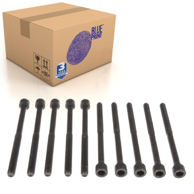 Cylinder Head Bolt Set Fits Nissan Primera Serena Vanette Se Blue Print ADN17817