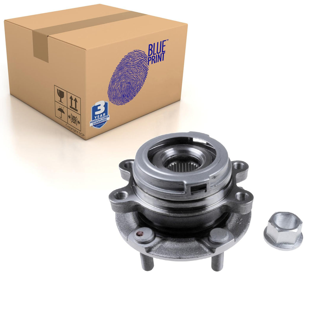 Front ABS Wheel Bearing Hub Kit Fits Nissan 40202JP11A S1 Blue Print ADN18260