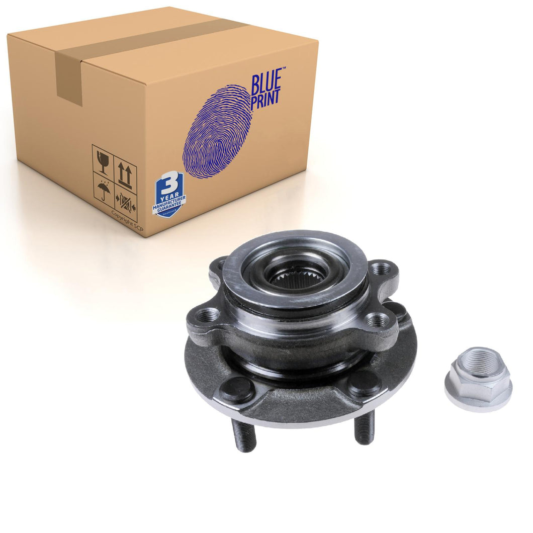 Front Wheel Bearing Kit Inc Wheel Hub & Abs Sensor Ring Fits Blue Print ADN18267