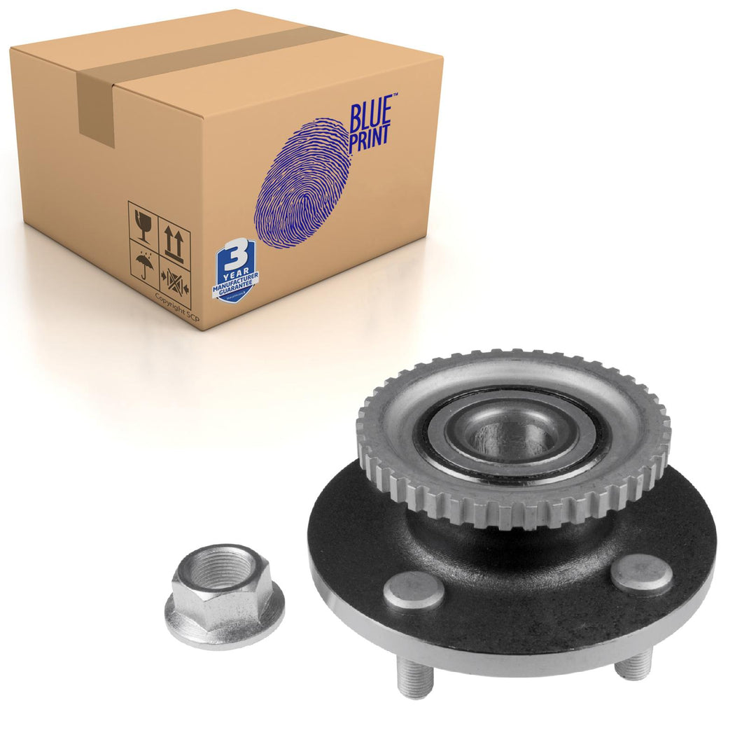 Micra Rear Wheel Bearing Hub Kit Fits Nissan 432005F617 S1 Blue Print ADN18376